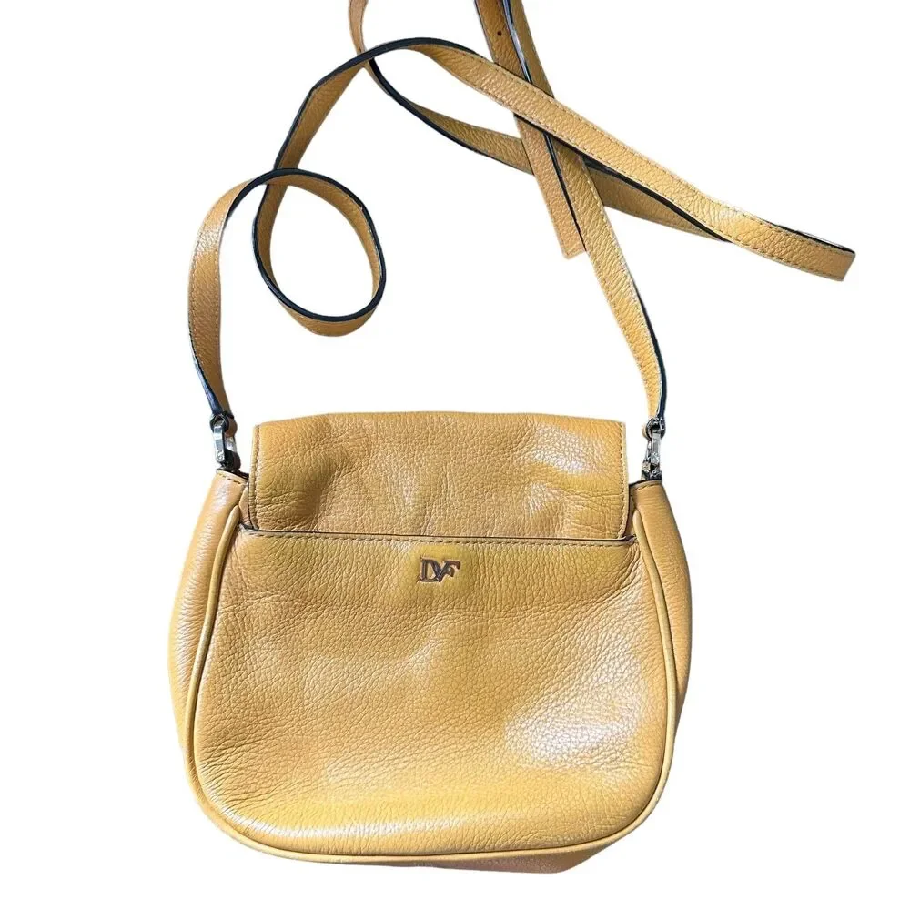 DIANE VON FURSTENBERG Iggy Saddle‎ Bag Mustard
